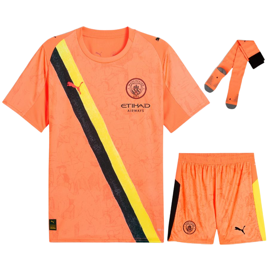 Kit enfant Man City exterieur 2026